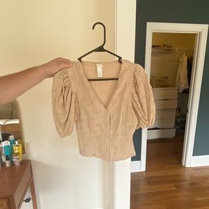 H&M Puff Sleeve Top